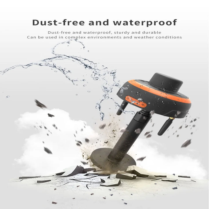 Skydroid RTK Base Station — L1+L2 Dual-Frequency GPS, 2cm Accuracy, 915MHz, 12,000mAh 50H, Telescopic Rod, Magnetic Base, IP-Rated, Portable