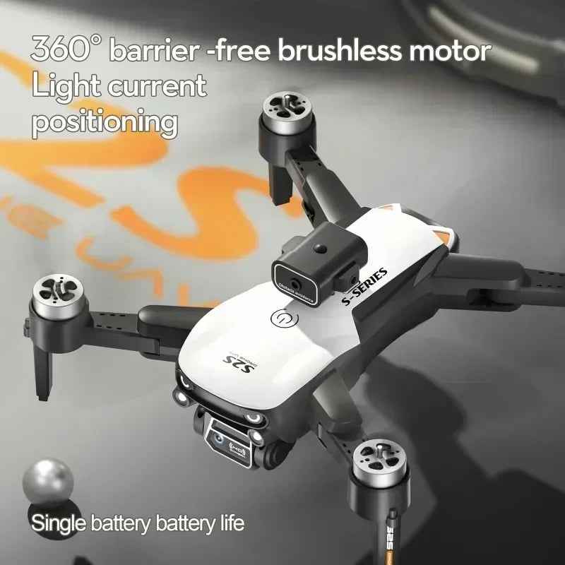 New S2S Drone 8K HD Dual Camera Brushless Motor Obstacle Avoidance Dron RC Helicopter Foldable Quadcopter Toy For Xiaomi