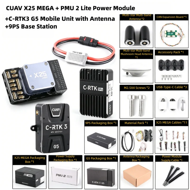 CUAV X25 MEGA Industrial ArduPilot/PX4 Flight Controller