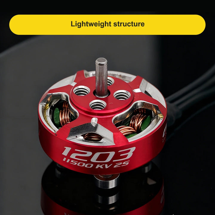 RCinpower GTS V3 1203 Brushless Motor 4PCS — 11500KV / 8000KV / 6000KV, 2–3" Toothpick & Micro FPV Racing
