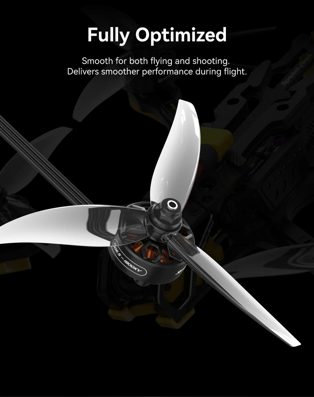 SpeedyBee 2306.5/2006 Motor 1800/1950KV 6S Bee35 3.5 inch/Master 5 V2 FPV Racing Long Range Freestyle Drone Quadcopter