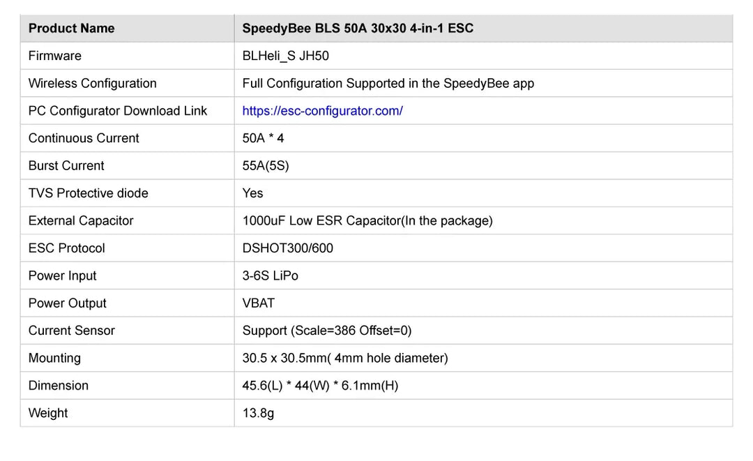 In Stock SpeedyBee F405 V3 3-6S 30X30mm FPV Stack  F405 Flight Controller  50A 4in1 ESC for FPV Freestyle Drones DIY Parts