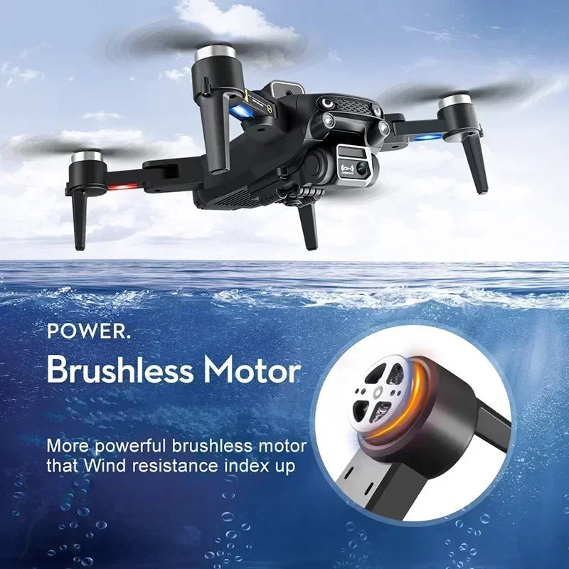 Replace Dji S2S Brushless Drone 4k Profesional 8K HD Dual Camera Obstacle Avoidance Aerial Photography Foldable Quadcopter Toy