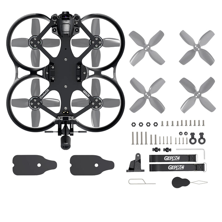 GEPRC Cinebot25 S HD O3 FPV Drone 2.5inch G4 45A AIO FC 1505 4300KV Motor RCintegrated 45A BLS ESC Racing Freestyle Quadcopter