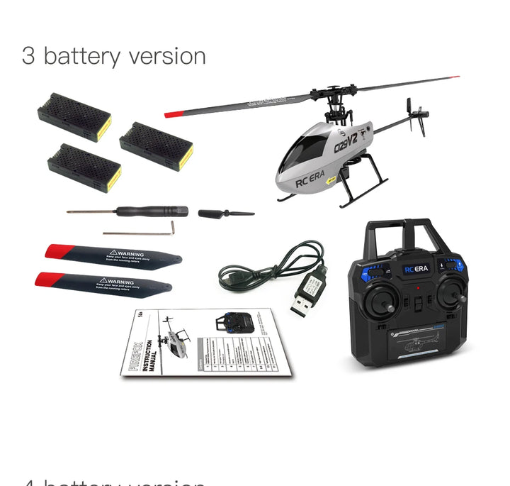 C129 V2 Rc 2.4g  Helicopter 4 Channel  Helicopter Charging Toy Drone Model Uav Outdoor Aircraft Rc Dronetoy Boys' Toy