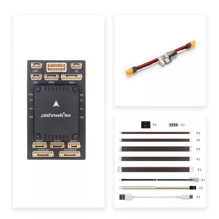 Holybro Pixhawk 5X Flight Controller — STM32F765, FMU v5X, PX4 & ArduPilot, Standard & Mini Baseboard, M9N/M10 GPS Bundles