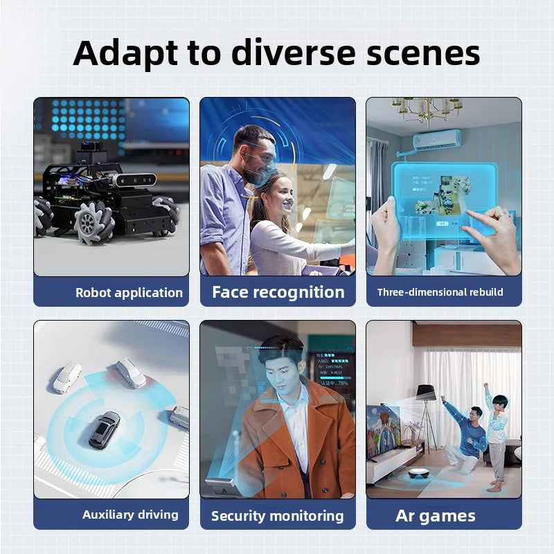 Aurora 930 Pro 3D Structured Light Depth Camera — ROS1/ROS2, Facial Recognition, Human Tracking, 3D Mapping, Robot & UAV
