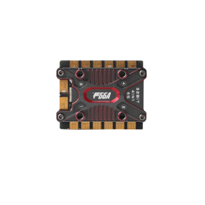 T-Motor F66A Mini 4-in-1 ESC — 66A 3-6S AM32 20x20mm for FPV Racing Drones