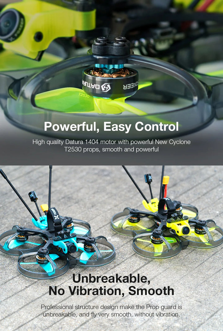 Foxeer Foxwhoop 25 Unbreakable Drone 45A Reaper AIO V2 Toothless VISTA/Apollo/Digisight/FRSKY/Crossfire/ELRS/XM+ FPV Tinywhoop