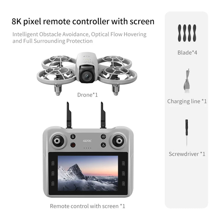 V53 GPS Drone - 8K HD 180° Dual Camera with 5G WiFi & Brushless Motor