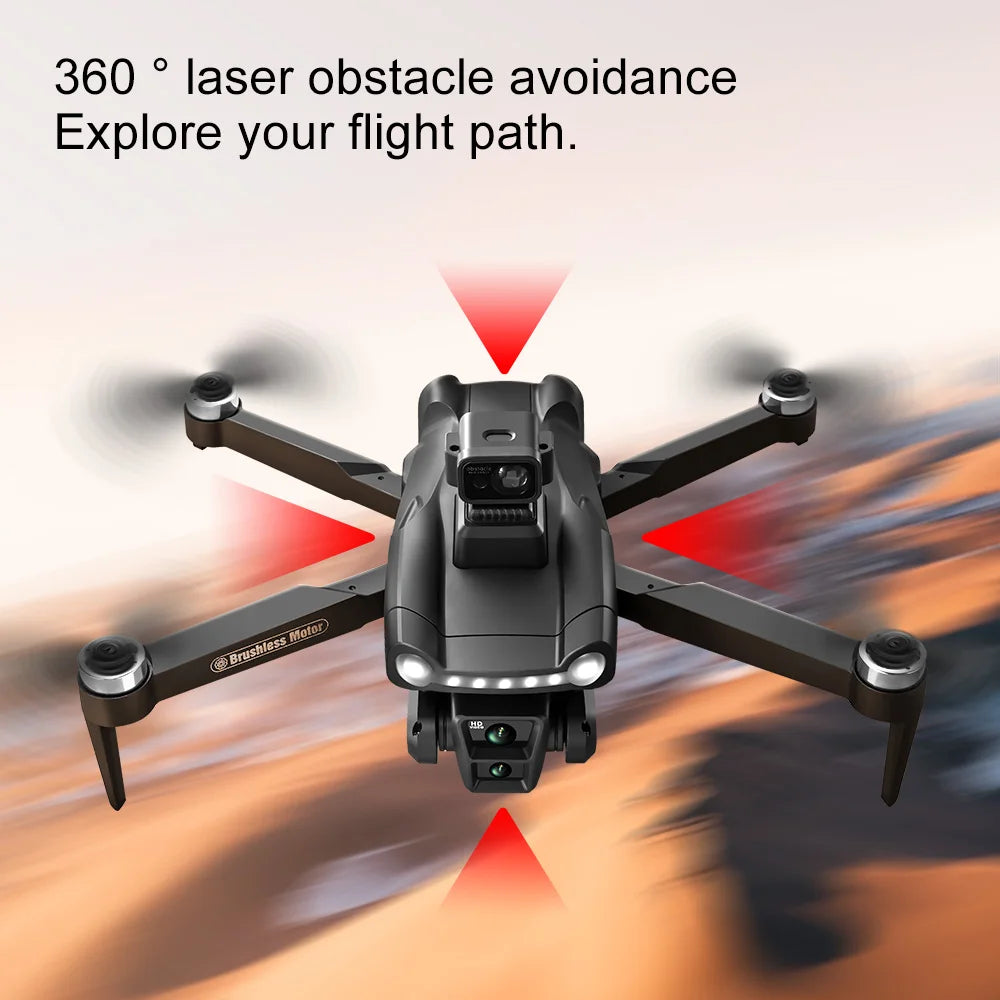 For Xiaomi V198GPS Drone ESC 8K Profesional HD Camera Brushless Obstacle Avoidance Aerial Optical Foldable Quadcopter Mini Dron