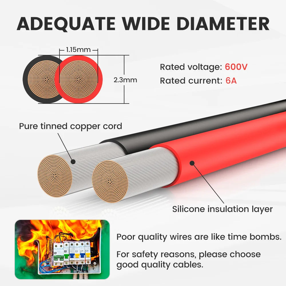 CONEPY Electrical Wire Super Soft Flexible Silicone Cable 10 12 14 16AWG Tinned Copper Wire For RC/Drones/Battery/LED/Marine