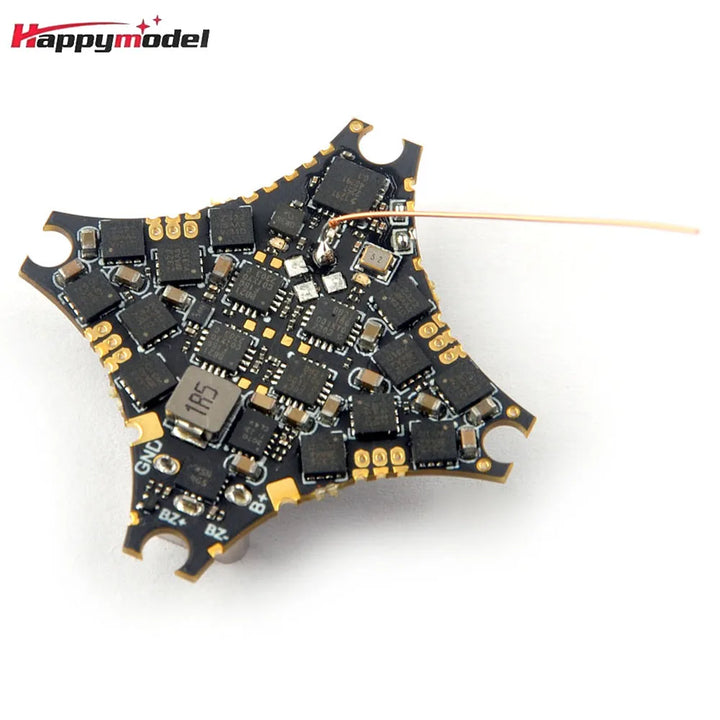 Happymodel SuperX HD ELRS 1-2S AIO Flight Controlelr Built-in 12A Blheli_S 4in1 ESC And UART Elrs Receiver For Digital Whoop