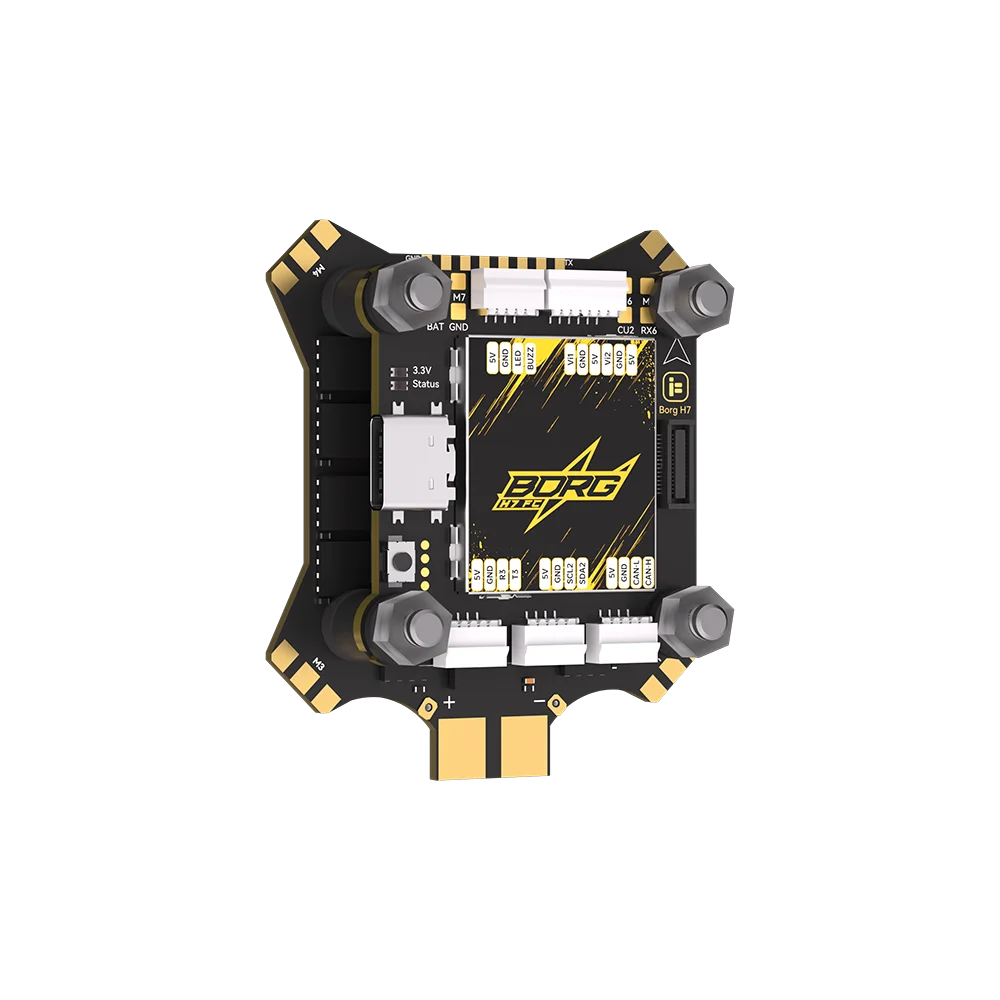 iFlight Borg H7 Stack — STM32H743, Dual ICM42688P, 4–12S FC + Borg 60A BL32 ESC