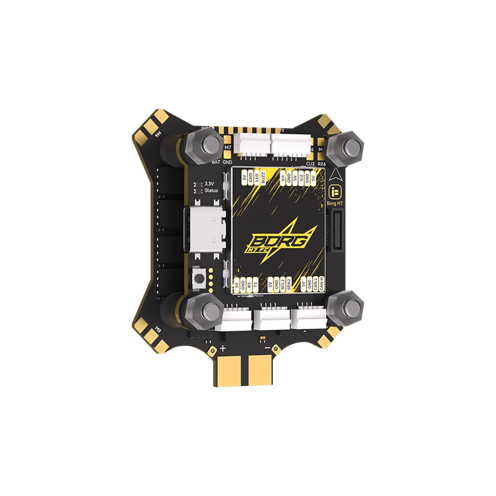 iFlight Borg H7 Stack — STM32H743, Dual ICM42688P, 4–12S FC + Borg 60A BL32 ESC