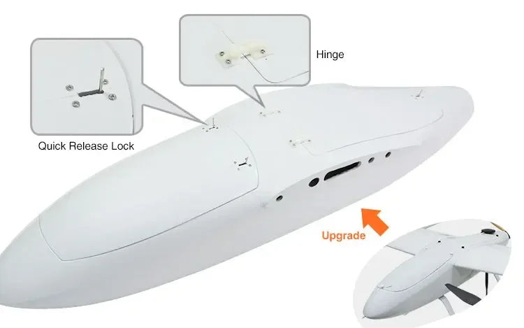 FOXTECH BABYSHARK260 VTOL Fixed Wing UAV for Long Range Inspection and Mapping