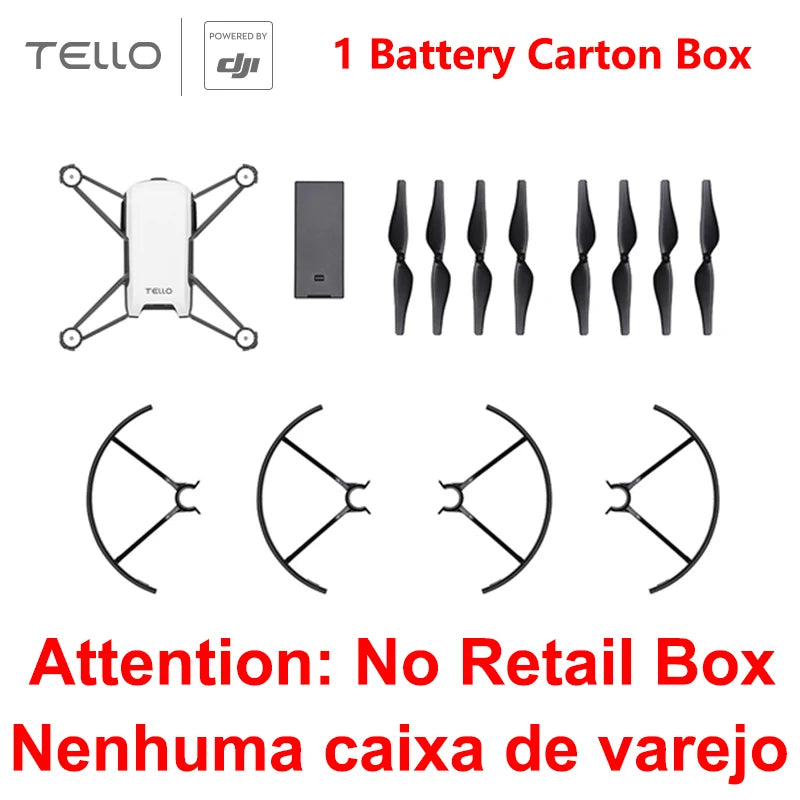 DJI Tello Mini Micro Folding Quadcopter RC Drone WIFI APP Remote Control FPV With 720P Camera Teaching Copter DIY SDK Develop