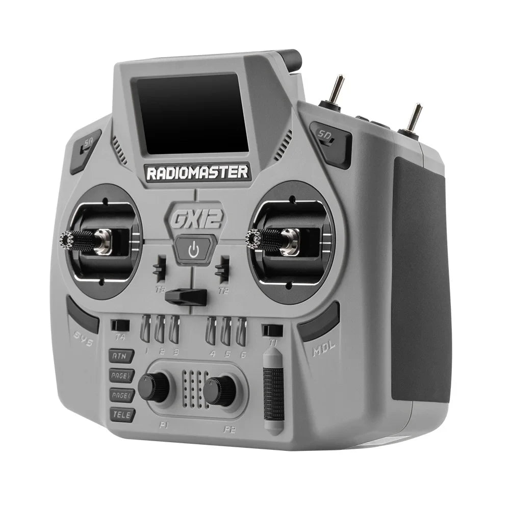 RadioMaster GX12 Crush Edition — Dual-Band ELRS Gemini-X, 1000Hz CNC Hall Gimbals, EdgeTX, 6 Colors, FCC