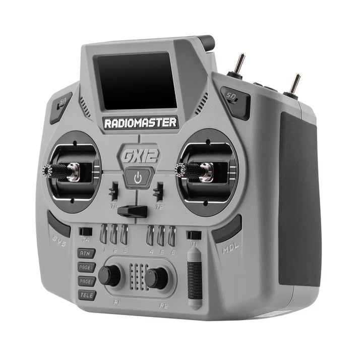 RadioMaster GX12 Crush Edition — Dual-Band ELRS Gemini-X, 1000Hz CNC Hall Gimbals, EdgeTX, 6 Colors, FCC