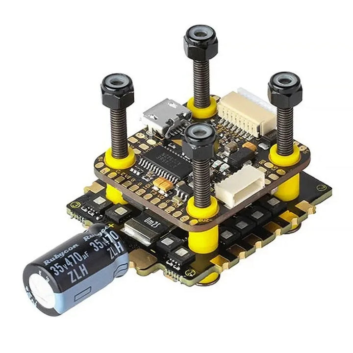 T-Motor Mini F7 Stack — F7 FC with BMI270 OSD + Mini F45A 3-6S BLHeli_32 4-in-1 ESC for FPV Drones