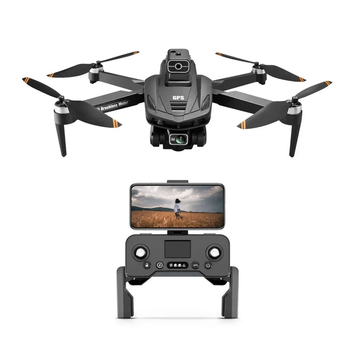 New 2024 V168 GPS Drone 4K Professinal 8K HD Dual Camera Wide Angle Optical Flow Localization Brushless Motor RC Quadcopter 3KM