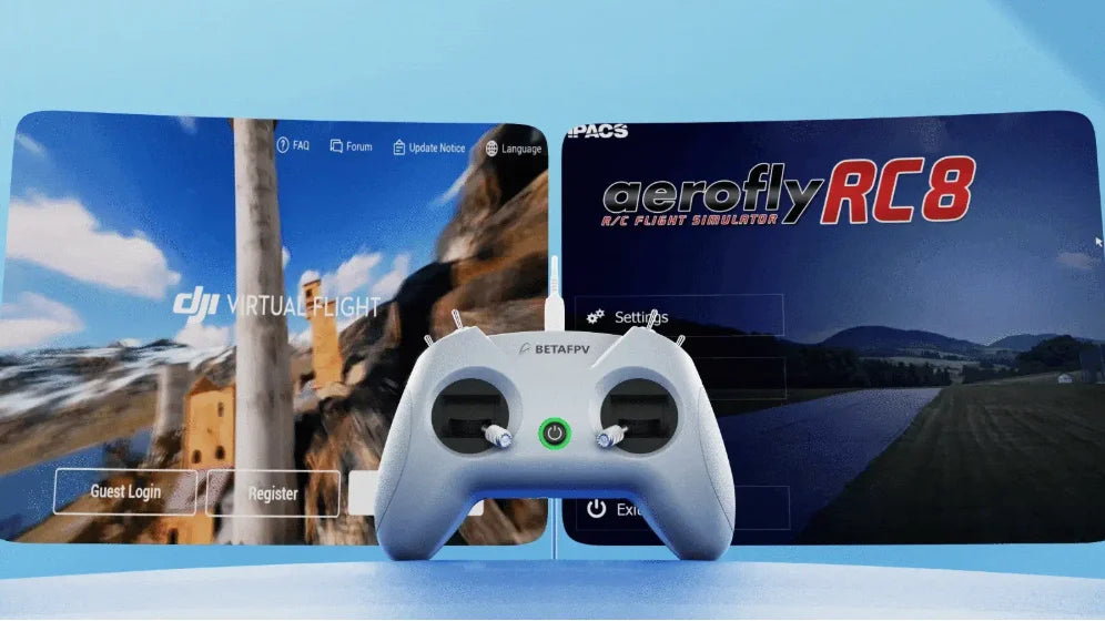 2025 NEW BETAFPV LiteRadio 2 SIM Controller  Transmitter  Mode 2 (Left stick throttle)   JoyStick Mode  Xbox Mode Dongle Mode