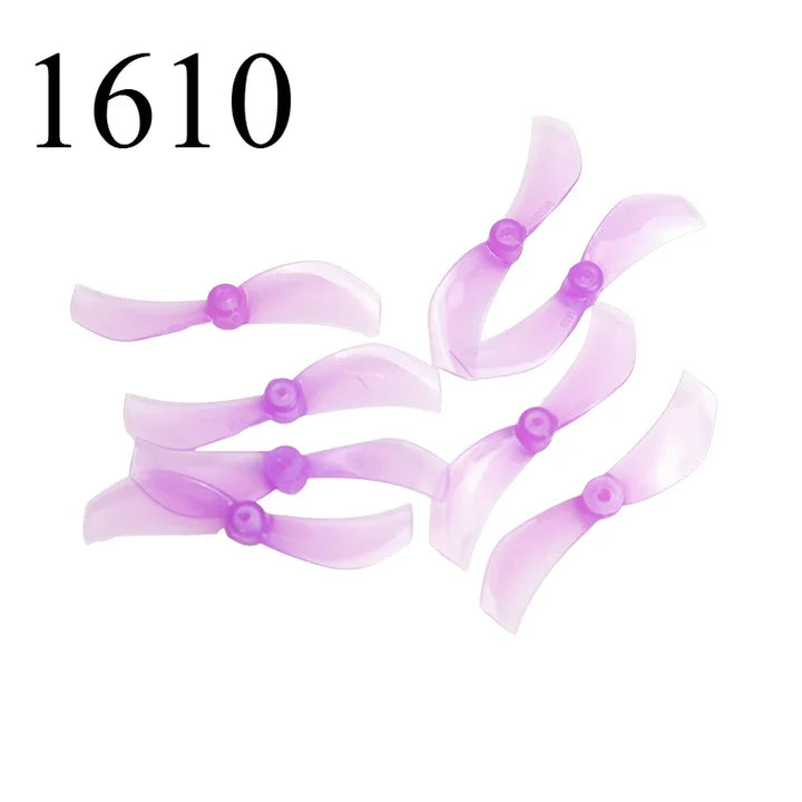 Gemfan 1610 40mm 2-Blade Micro Whoop Props 4 Pairs 1mm/1.5mm for 1102 Motors