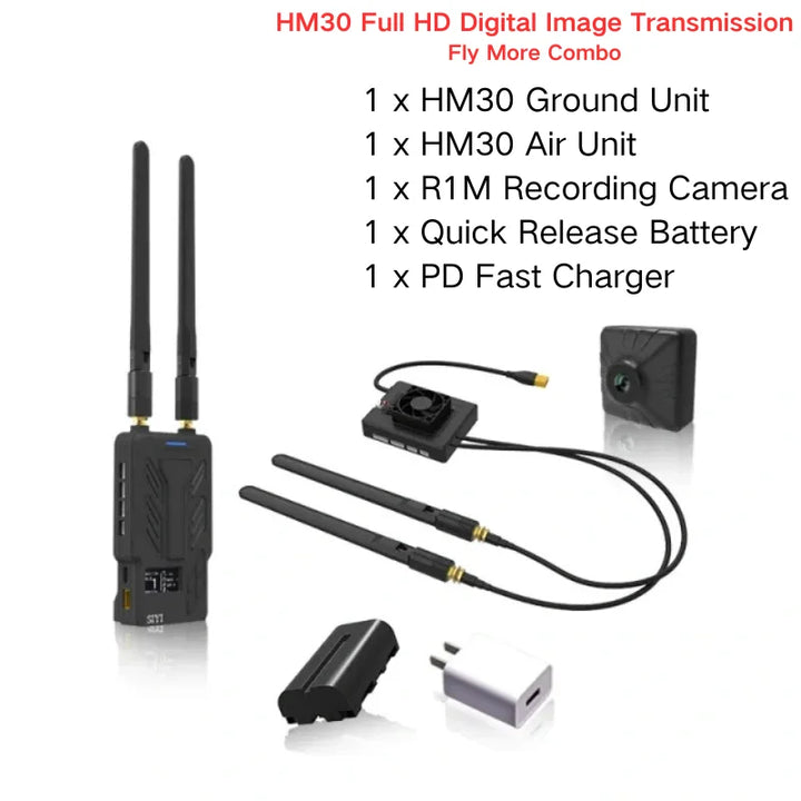 SIYI HM30 Long-Range Full HD UAV Data Link — 30km, Mavlink, S.Bus, IP53, ArduPilot/PX4