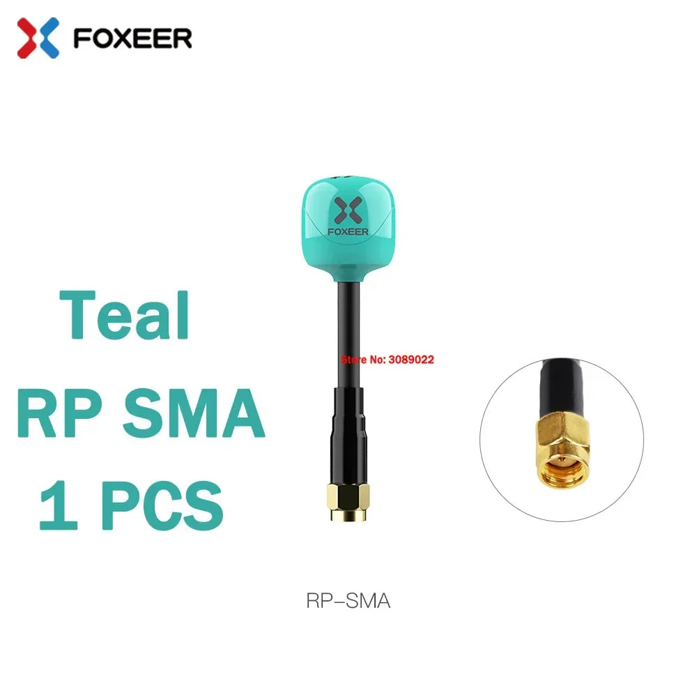 Foxeer Lollipop 4 Plus 5.8GHz FPV Antenna 2.6dBi RHCP — SMA / RP-SMA / UFL / MMCX, 1PC or 2PC