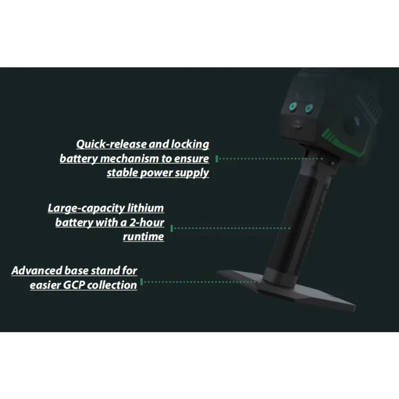 GreenValley LiGrip O2 Lite Handheld SLAM LiDAR Scanner — MLF-SLAM, RTK GNSS, Dual 12MP Panoramic, <5cm Accuracy