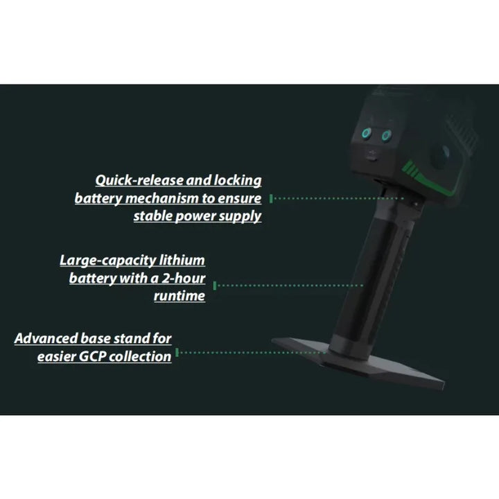 GreenValley LiGrip O2 Lite Handheld SLAM LiDAR Scanner — MLF-SLAM, RTK GNSS, Dual 12MP Panoramic, <5cm Accuracy