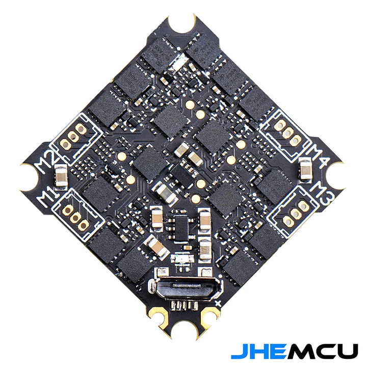 JHEMCU F4 AIO F411 Flight Controller BLHELIS 12A 4in1 ESC Drone Parts for RC FPV Freestyle Tinywhoop Cinewhoop Drone