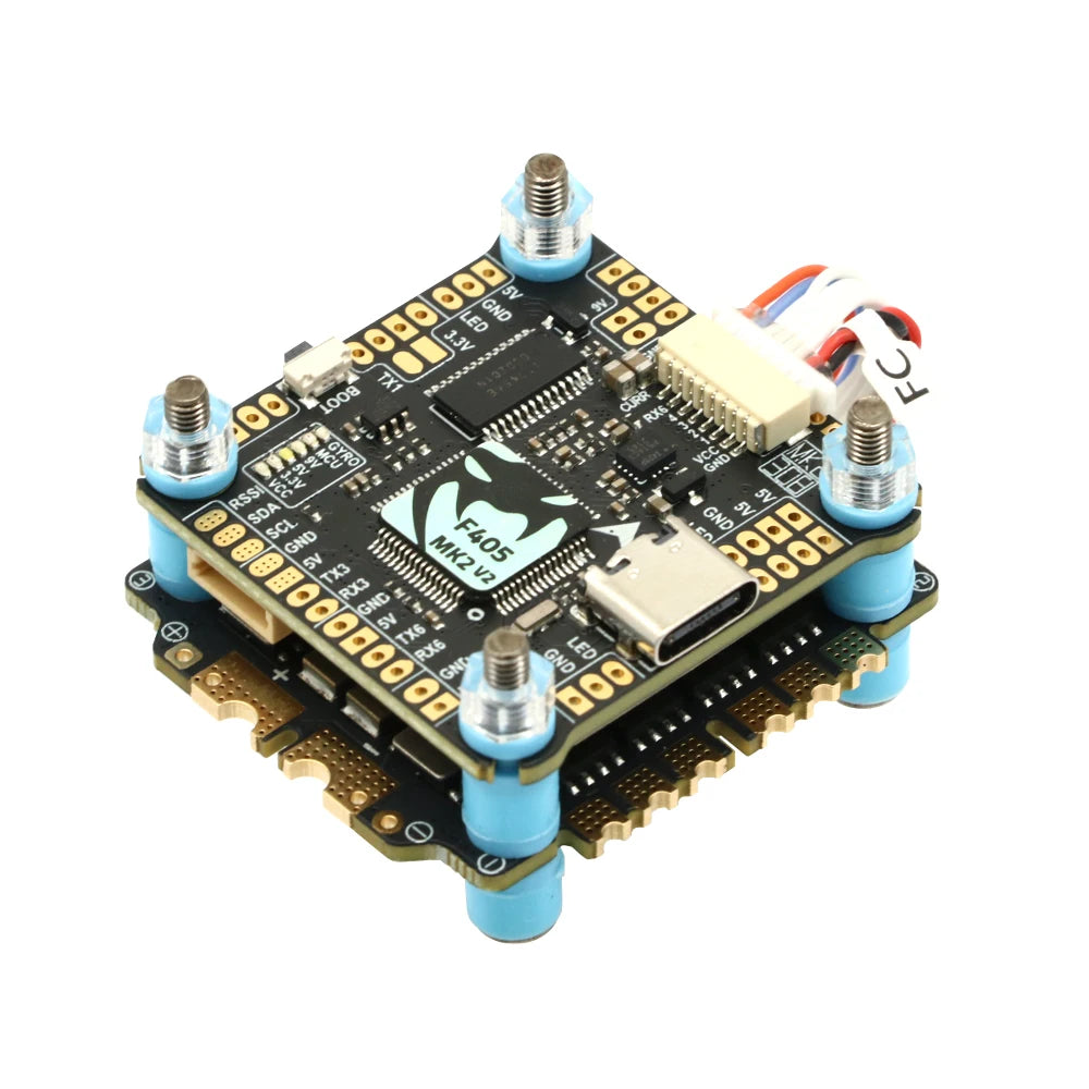 Diatone MAMBA F405MK2 F405 MK2 Betaflight Flight Controller w/ F40 40A F50A 50A 3-6S DSHOT600 ESC for RC FPV Drone