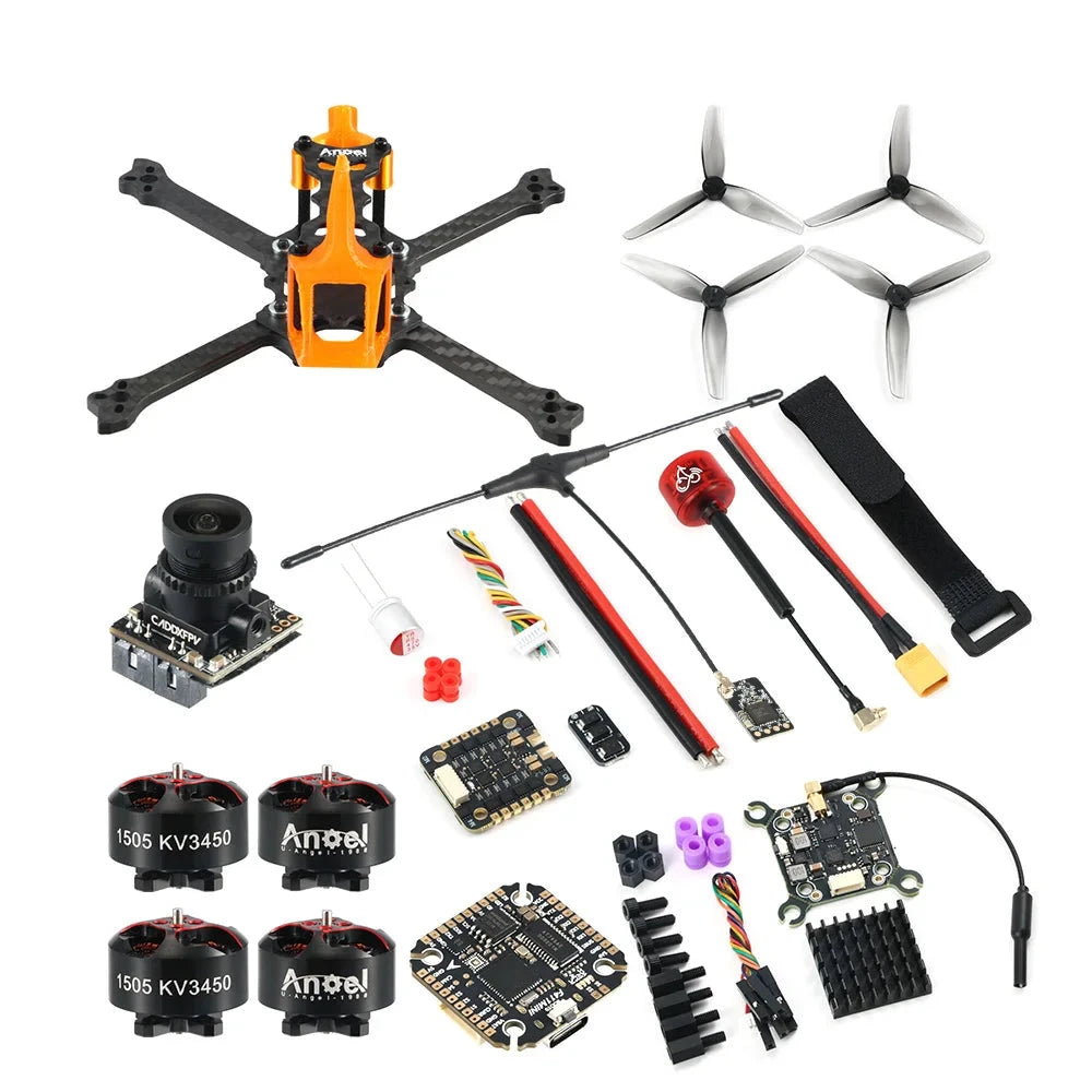 Angel35 3.5" Micro Freestyle FPV Drone BNF — 4-6S, 1606 2750KV, F405 FC, 40A ESC, 1200TVL, 1W VTX, ELRS