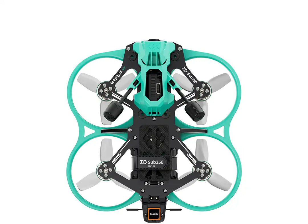 Sub250 DollyFly25 V2 2.5Inches WTFPV FPV Drone Freestyle Quadcopter with PNP/ELRS2.4 Receiver XT30U Connector for DIY