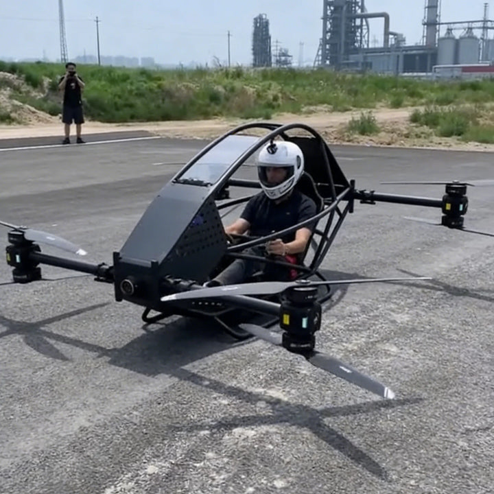 SHUIMAN JINSHAN CY-KT01 eVTOL Manned Aircraft — Single-Seat, 30-Min Flight, 120kg Payload, 23kW, Aviation Aluminum & Carbon Fiber