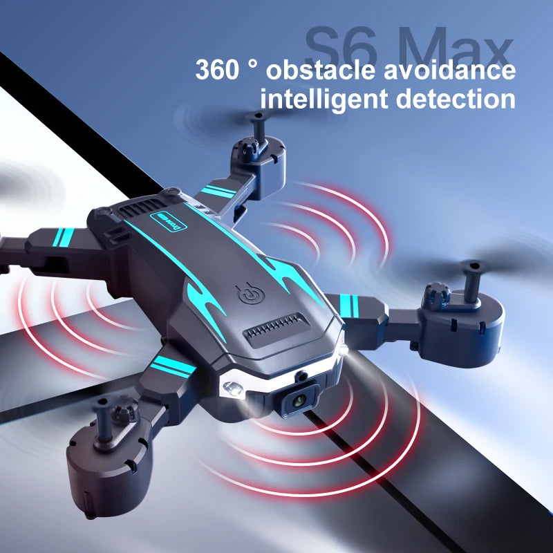 New S6S 4K Mini Drone GPS 5G Wifi HD EIS Camera Optical Flow Brushless Motor Foldable Quadcopter RC Helicopter Gifts Dron Toy