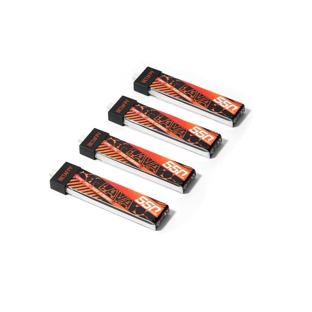 BETAFPV  LAVA 1S 550mAh 75C Battery (4PCS) for Meteor75  Cetus Pro Cetus X FPV