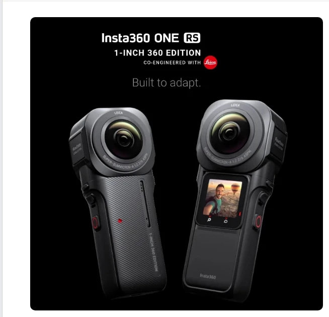 Insta360 ONE RS 1-Inch 360 Edition 6K 360 LEICA Lens Video FlowState Stabilization Action Camera