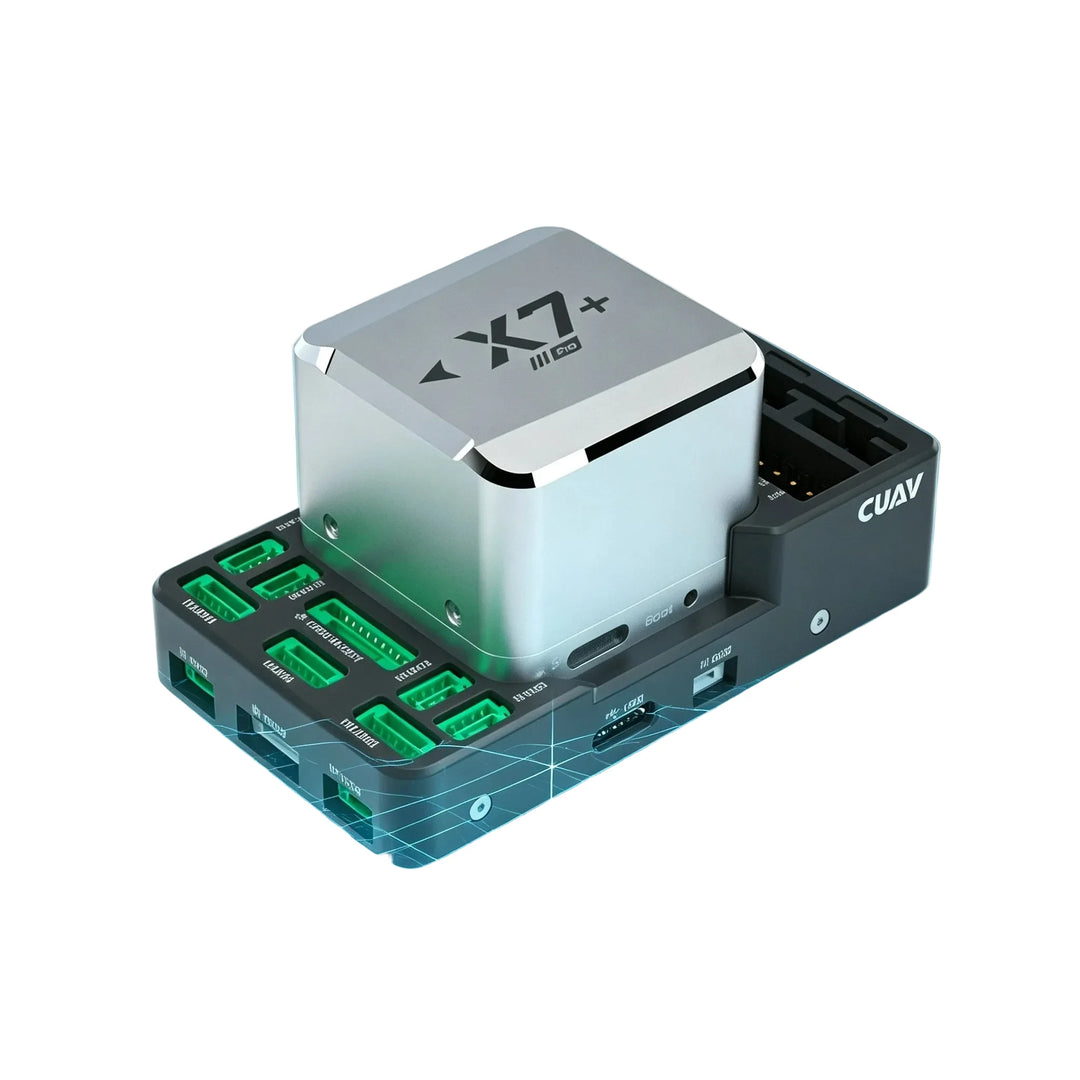 CUAV X7+ Pro Enterprise Flight Controller — STM32H743, ADIS16470 IMU, RM3100, 14 PWM, PX4 & ArduPilot, VTOL & Fixed-Wing