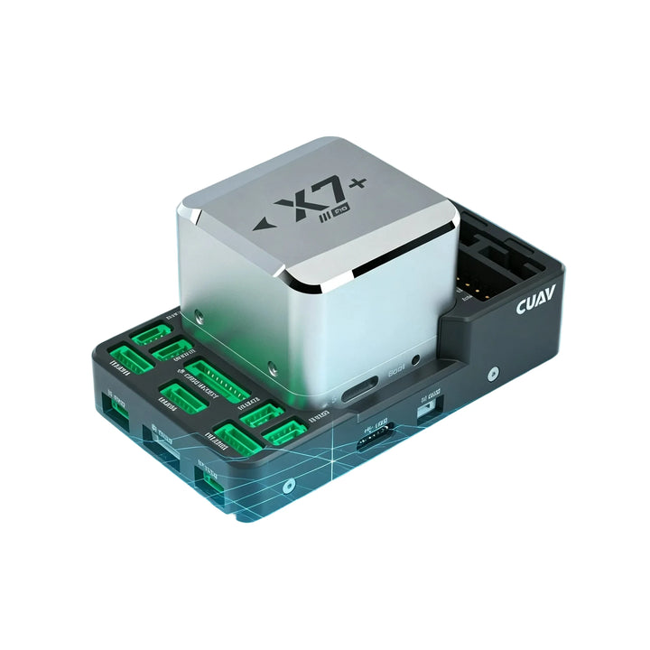 CUAV X7+ Pro Enterprise Flight Controller — STM32H743, ADIS16470 IMU, RM3100, 14 PWM, PX4 & ArduPilot, VTOL & Fixed-Wing