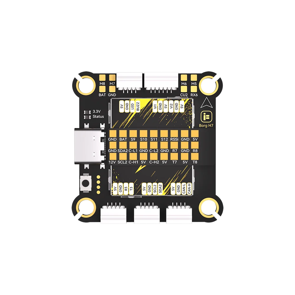 iFlight Borg H7 Stack — STM32H743, Dual ICM42688P, 4–12S FC + Borg 60A BL32 ESC