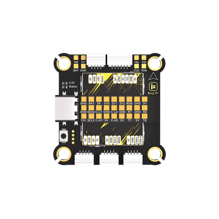 iFlight Borg H7 Stack — STM32H743, Dual ICM42688P, 4–12S FC + Borg 60A BL32 ESC
