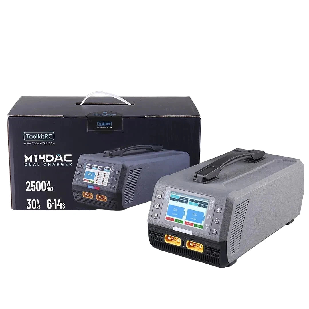 ToolkitRC M14DAC 2500W 50A Dual-Channel Charger