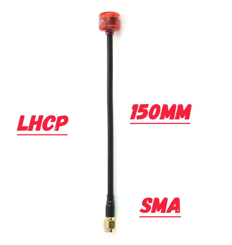 RUSHFPV Cherry 2 II 5.8G 1.8dBi FPV Antenna - SMA/MMCX/UFL LHCP/RHCP 230mm/150mm Long Range