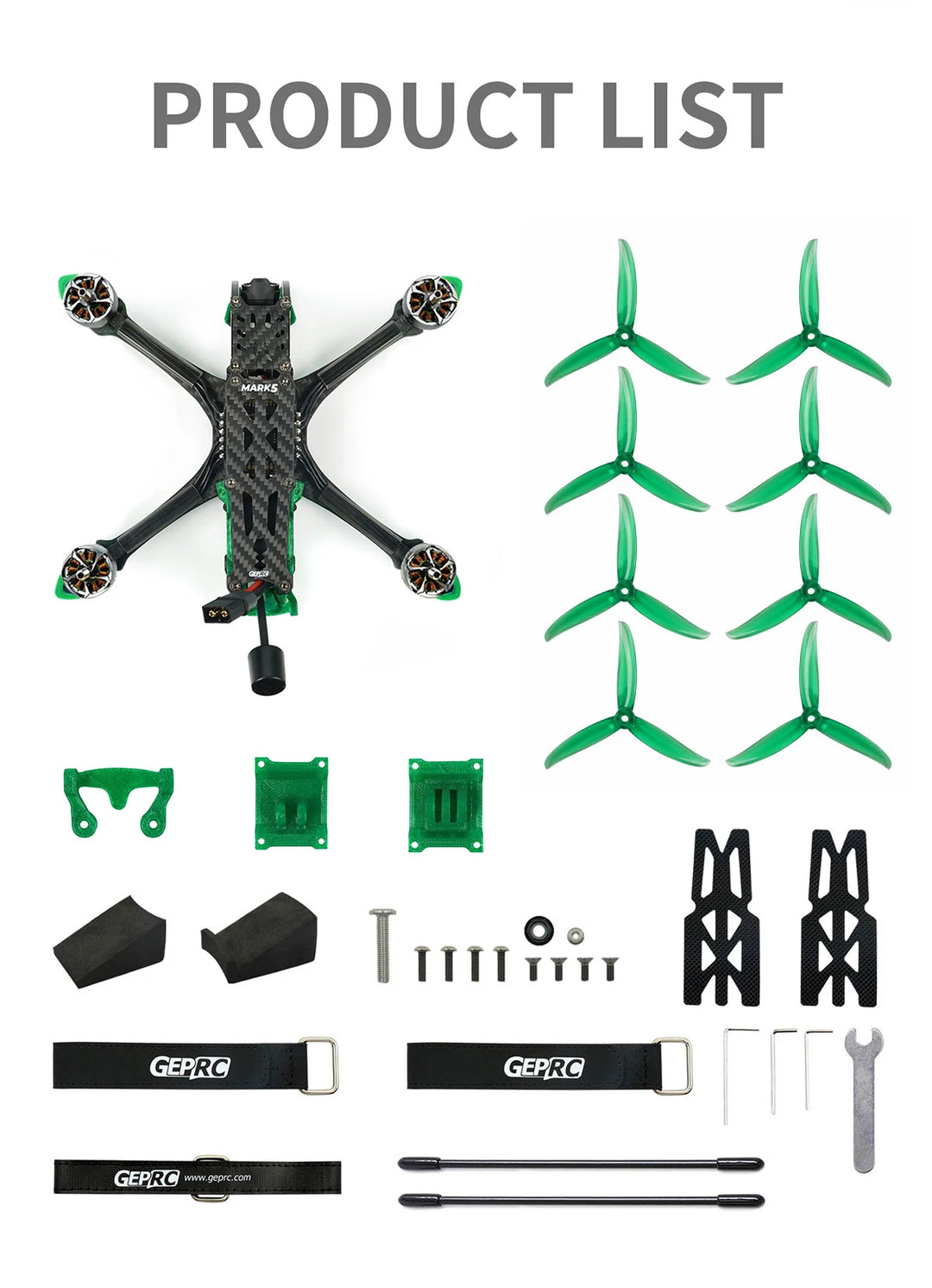 GEPRC MARK5 C HD O3 Freestyle FPV Drone VTX O3 Air Unit System RC FPV Camber Bracket Built Bluetooth Quadcopter Freestyle