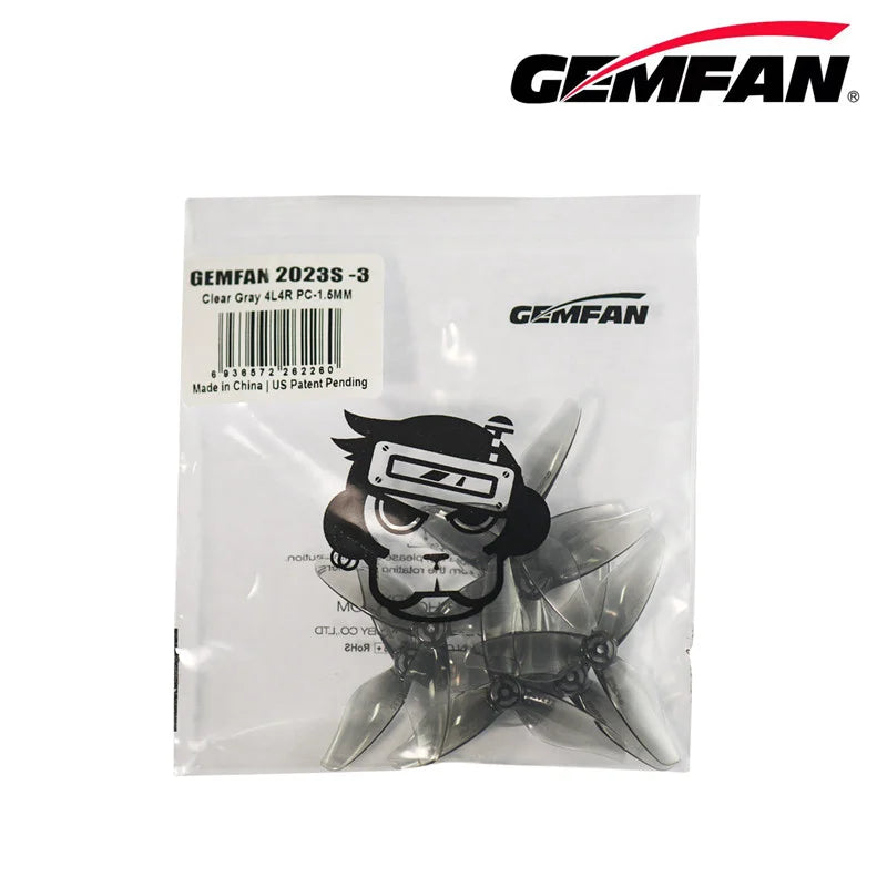 Gemfan 2023S 2 Inch FPV Propellers 3-Blade (4 Pairs) | Micro Drone Props