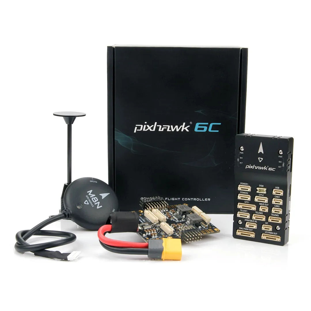 Holybro Pixhawk 6C Flight Controller — PX4/ArduPilot, Metal Shell, M10/M9N GPS Options