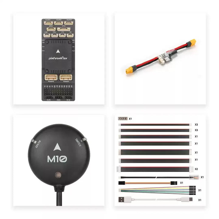 Holybro Pixhawk 5X Flight Controller — STM32F765, FMU v5X, PX4 & ArduPilot, Standard & Mini Baseboard, M9N/M10 GPS Bundles
