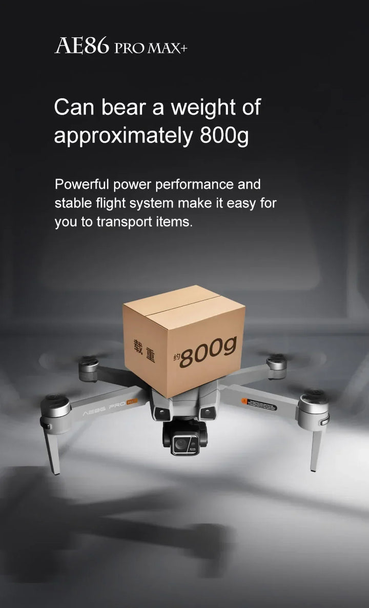 AE86 PRO Max Profesional Drone with 8K HD Camera 3-axis gimbal Aerial Photography Obstacle Avoidance FPV GPS Dron RC Quadcopter